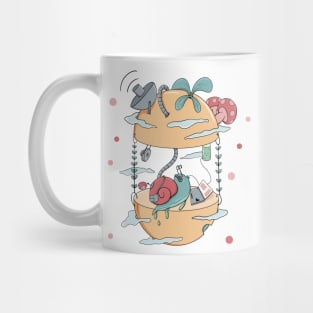 Snail Life illustration Mug